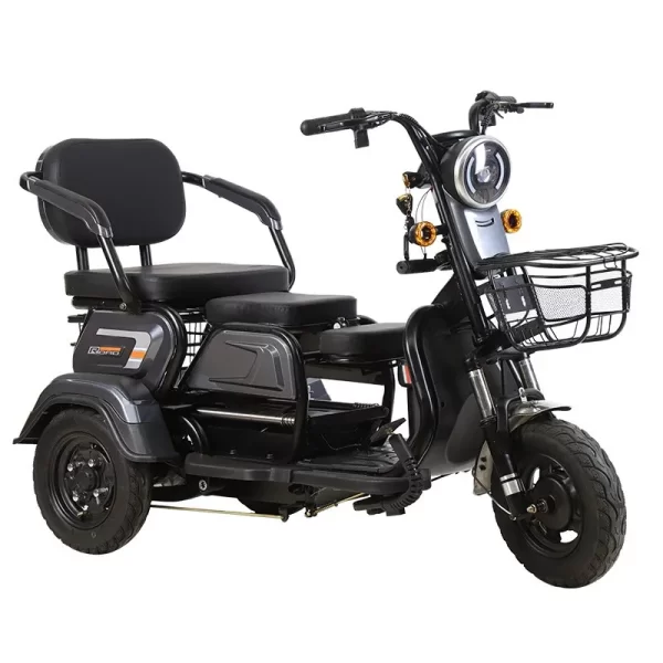 electric 3 wheeled lead acid battery 48v600w adult elderly leisure travel small household mini citycoco scooter