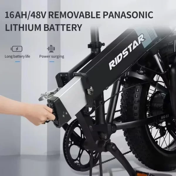 2024 new ridstar h20 mountain electric bicycle 1000w ebike adult urban commuter electric bicycle 48v 15ah 45km/h full suspension