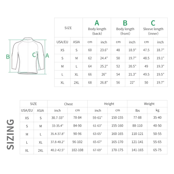 wosawe cycling jersey long sleeve summer spring slim fit long sleeves road bike jersey women breathable cycling maillot