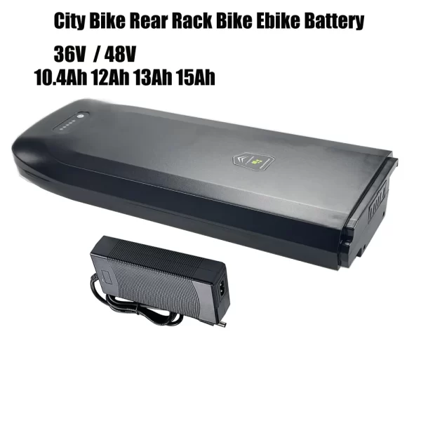 city bike rear rack ebike battery 48v 12ah 36v 13ah 15ah for crussis joycube jceb360 11 e classic gitane e organ xs e zumba repl