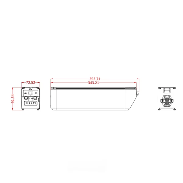 himo c26 electric bike battery pack 48v 14ah 672wh himiway escape electric bicycle frame integrated batteries with charger