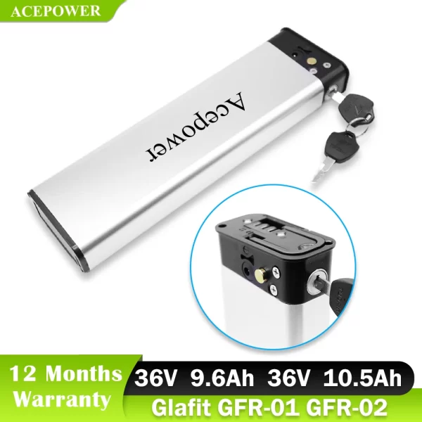 for glafit gfr 01 gfr 02 holdon q1 ebike battery 36v 7.8ah 9.6ah 10.5ah folding electric bike battery for glafit gfr 01 gfr 02