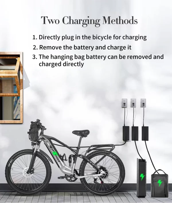 nathaniel syr03 electric bike 27.5"48v1000w adult electric assisted bike 45ah 2large capacity detachable lithium batteries ebike
