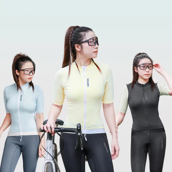 wosawe women's cycling jersey summer anti uv cycling bicycle clothing quick dry mountain female bike clothes