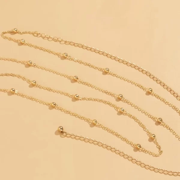 new fashion belly chain simple sexy metal waist chain women's summer beach jewelry