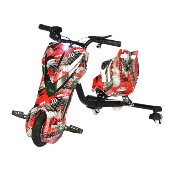 children's electric balance scooter three wheel drift smart pedal mini skateboard kart shock absorption e scooter 전기 스쿠터