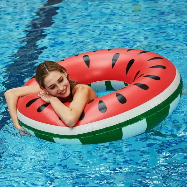 swimming pool inflatable swimming ring for teenagers swimming ring summer water play toy pool party circle donut floating mat
