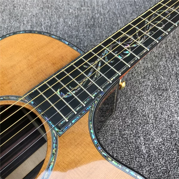 41 inch ps14ce solid cedar top cocobolo body acoustic guitar abalone inlays ebony fingerboard