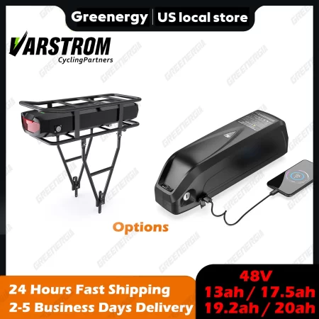 ebike 48v 52v 36v battery hailong 30a bms electric bicycle downtube lithium battery pack for 1500w 1000w 750w 500w ebike motor