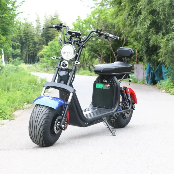 hot sale 3000w 60v12ah/20ah lithium battery urban cocoa fat tire cub electric scooter/electric remote scooter adult