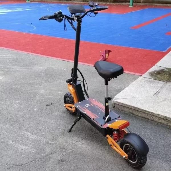 x5 new 6000w dual motor neutral electric scooter 60v 40ah battery 11 inch foldable scooter 85km/h high speed all terrain scooter