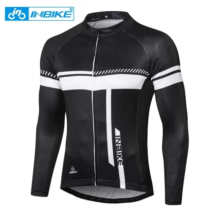 inbike overstock clearance!men's cycling long sleeved jersey bike bib pants biking mtb clothing man long shirts moisture wicking