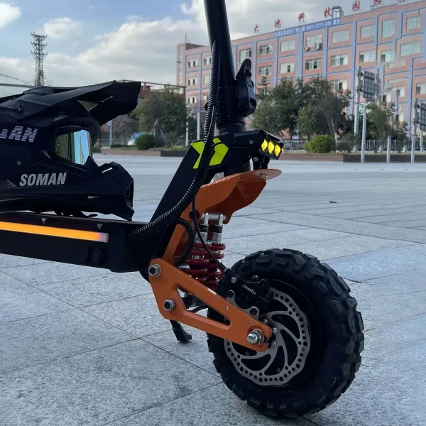 2024 new 6000w 60v 40v dual motor electric scooter dual suspension shock absorption maximum speed 95km/h 11 inch off road tyres