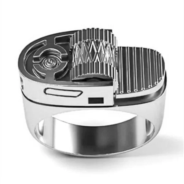 new creative personality lighter ring men and women punk street trend fashion jewelry accessories gift wholesale