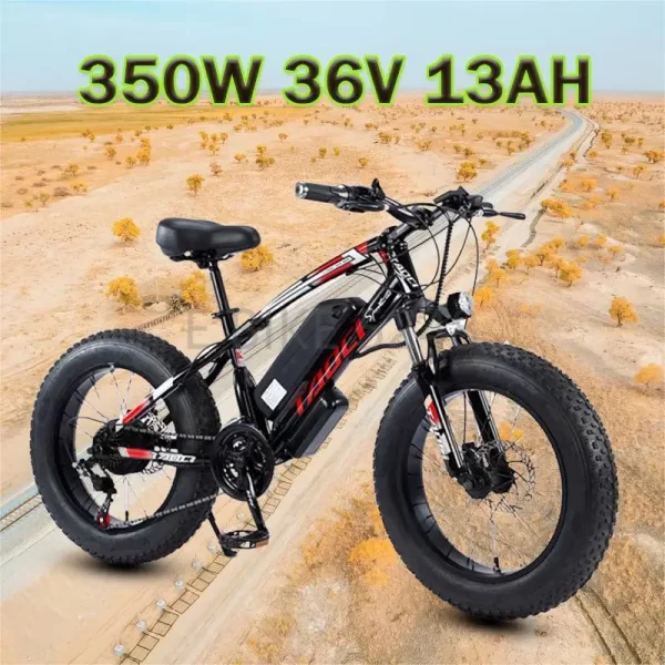electric bike akez 350w 36v13ah brushless motor lithium battery electric bicycle 20inch fat tire urban mountain commuting e bike