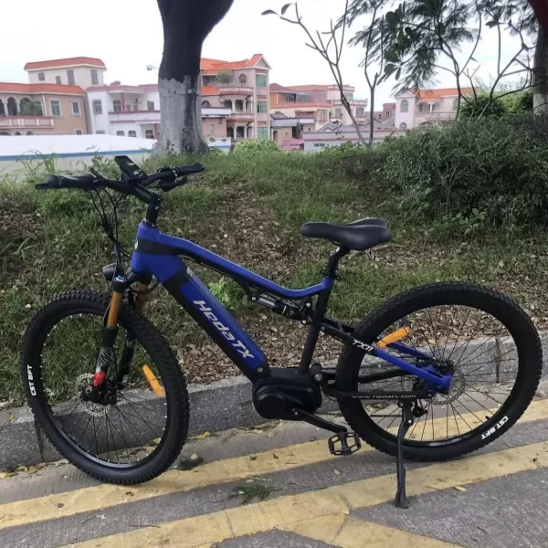 city ebike tx11 48v 17ah 1000w center mount motor removable battery mountain 27.5 inches electric bike top speed 55km/h 9 speed