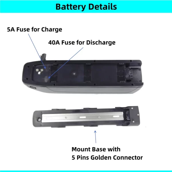 rad power electric cargo bike utility bike battery 48v 10ah 12.8ah 14ah 15ah battery for radrunner 2 radrunner plus radwagon 4