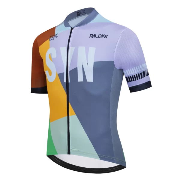 syn raudax cycling jersey men bike top mtb bicycle shirt mountain road riding clothing short sleeve summer cyclist biking blouse