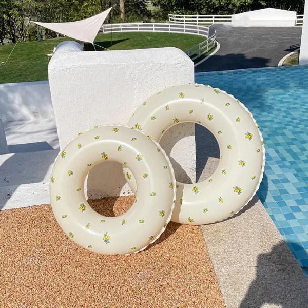 thickened swimming ring for children, beach water sports, swim ring, adult cherry floating ring, swimming pool lifebuoy, summer