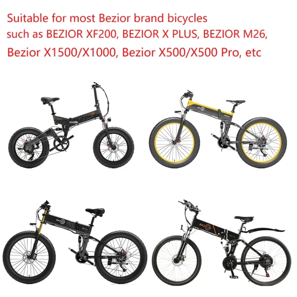 for laotie fx150 ft100 folding electric bike battery 48v12.8ah 15ah 17.5ah battery for bezior x500 pro x1500 x1000 folding bike