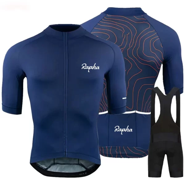 2023 new summer men's short sleeve cycling shorts suspenders set new arrival cycling jersey shirt outdoor cycling clothing