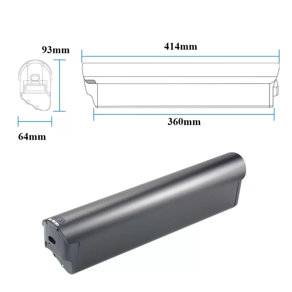 touroll j1 st trekk ebike battery 36v 10.4ah 13ah 15ah 17.5ah for eskute c100 step through ebike ebike