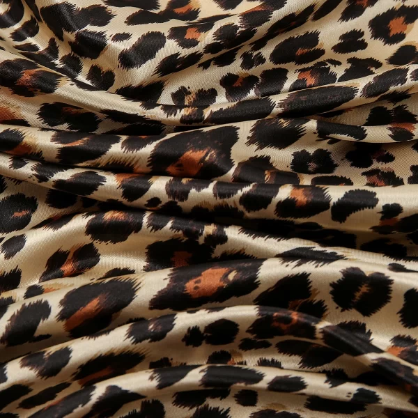 90cm leopard print square scarf satin silk headband muslim woman hijab lady fashion hairwrap rock style headscarf islim turban