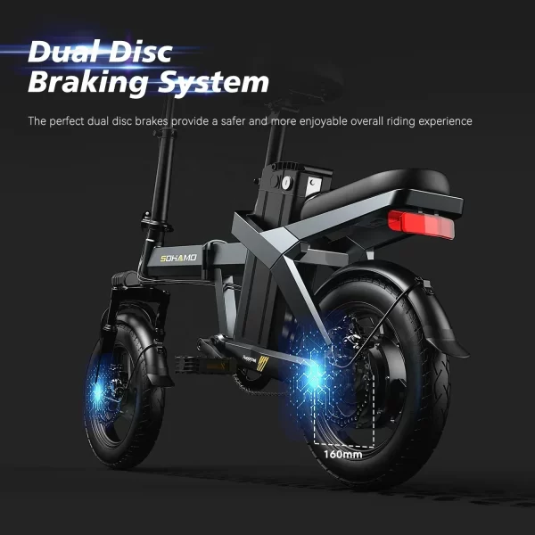 ebike electric bicycle new pattern h3 750w motor 48v 20ah battery adult electric bike 20 inch fat tire fold mountain off road