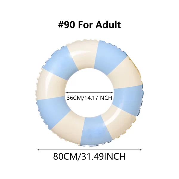 1 piece. new summer plaid swimming ring. cartoon air cushion for playing in water parks. soft and comfortable.
