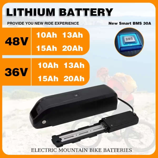 hailong electric scooter battery 36v 48v 15ah 20ah for 250w~1800w motorcycle/bicycle waterproof lithiumbattery + charger