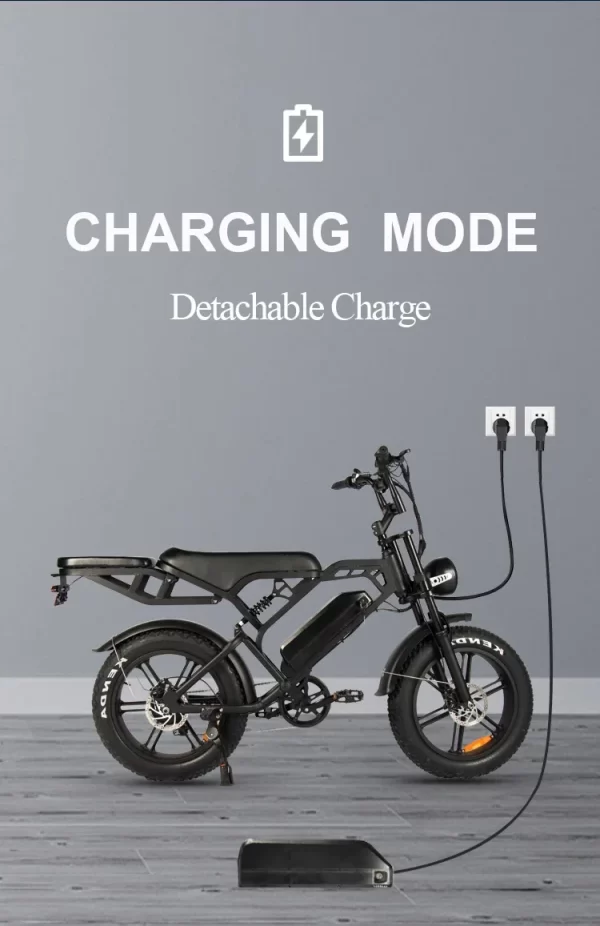 v20pro1000w48v15ah off road mountain and beach riding for men 45km/h with rear seat rack electric bike snow bicycle new upgraded