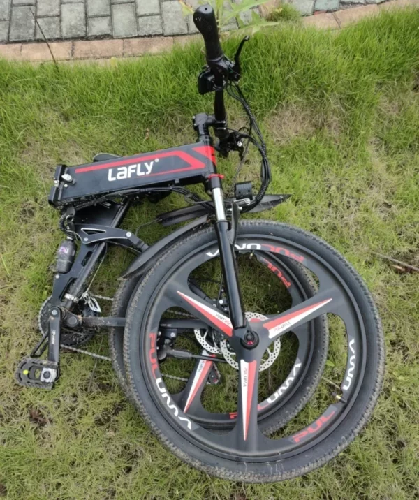 2024lafly x3 aluminum electric bike folding lithium assisted mountain cross country urban ebike 26 inch 1000w, 17ah, hydraulic