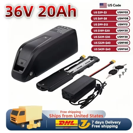 hailong electric scooter battery 36v 48v 15ah 20ah for 250w~1800w motorcycle/bicycle waterproof lithiumbattery + charger