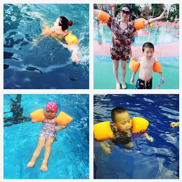jsjm inflatable buoyancy arm ring water sports swimming ring seaside swimming pool floating sleeve swimming trainer adults kids
