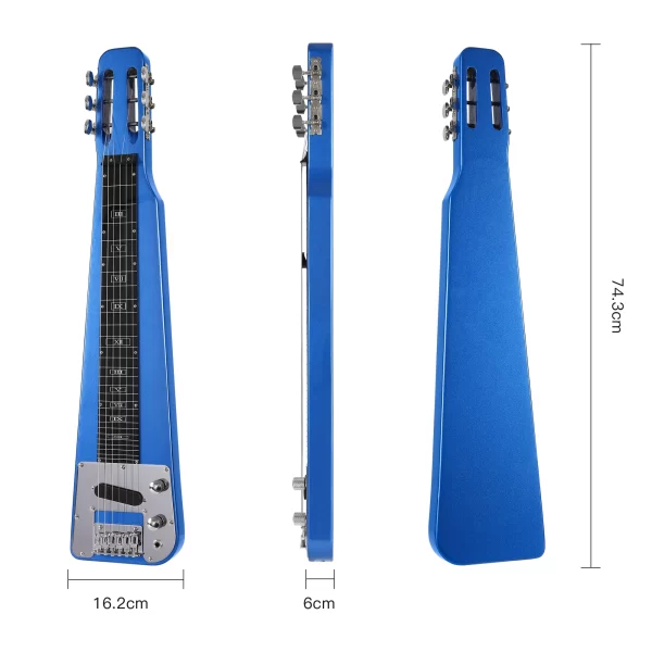lap steel guitar, electric slide guitars , string slotted headstock steel guiter with gigbag &slide bar