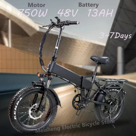 ebike b20 750w 48v 13ah 20 inch foldable 30 km/mountain beach adult electric bike