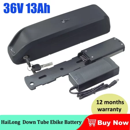 hailong battery 36v 48v 10.4ah 13ah 15ah for makadam e trac ebike battery max 30a bms 350w 500w 600w 1000w bbs02 4pins holder