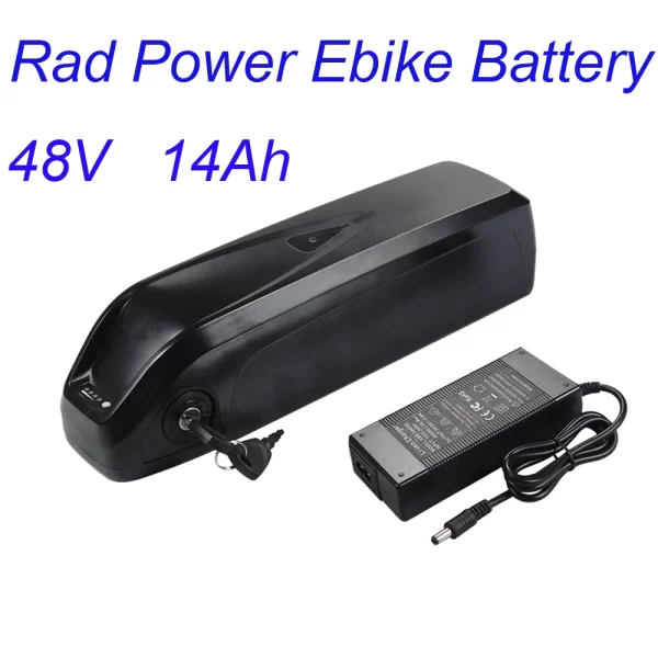 rad power ebike battery 48v 672w external battery pack for radexpand 5 plus radwagon radrunner 2 replacement
