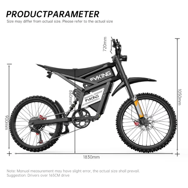 hitkth e6 electric motorcycle adults 2500w(peak) motors 25inch tire electric bike 52v40ah battery speed 60kmh mountain e bikes