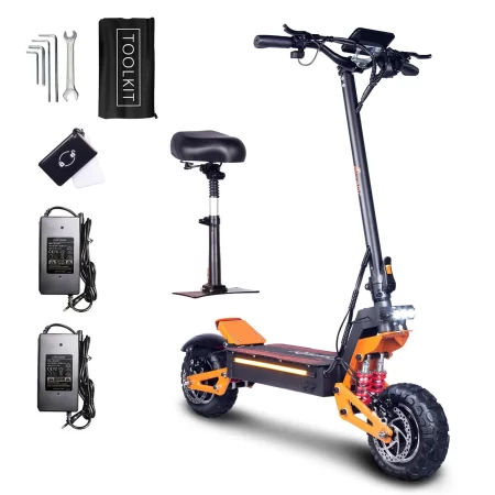 x5 new 6000w dual motor neutral electric scooter 60v 40ah battery 11 inch foldable scooter 85km/h high speed all terrain scooter