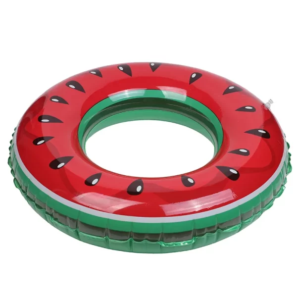 65cm watermelon inflatable swimming ring pvc thickened summer water toys for kids adults hawaiian pool beach party decoration