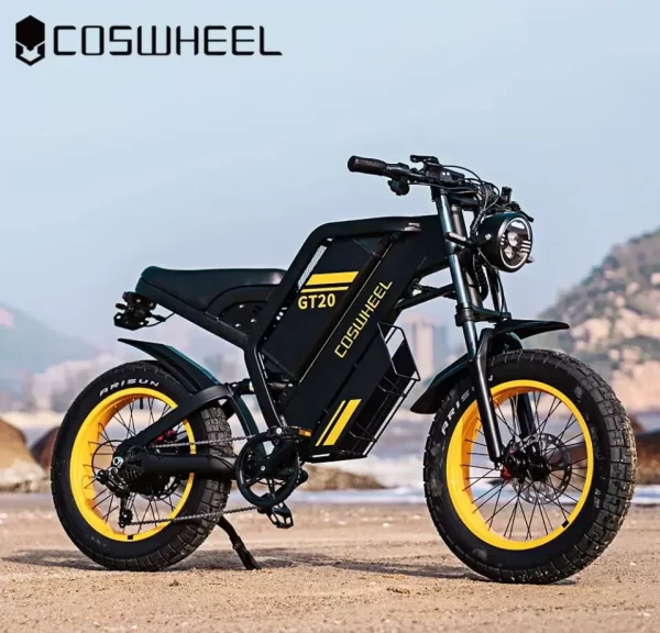 electric bicycle coswheel gt20 pro 3000w 48v 40ah ebike max 145 miles fat tire mountain electric bike adult off road motorcycle