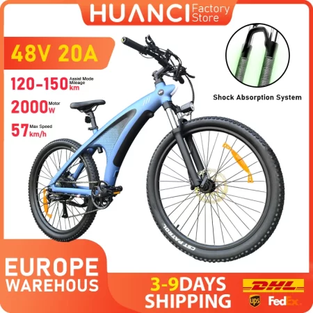 huanci q5 e bike removable battery 2000w 48v 20ah off road electric bike cheap electric bicycle adult electric bikes ebike