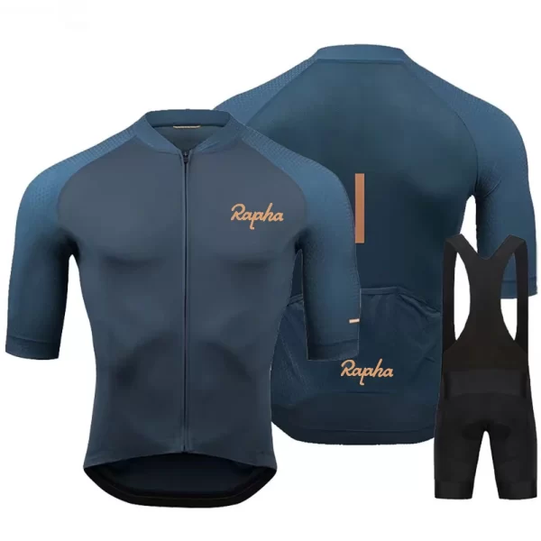 2023 new summer men's short sleeve cycling shorts suspenders set new arrival cycling jersey shirt outdoor cycling clothing
