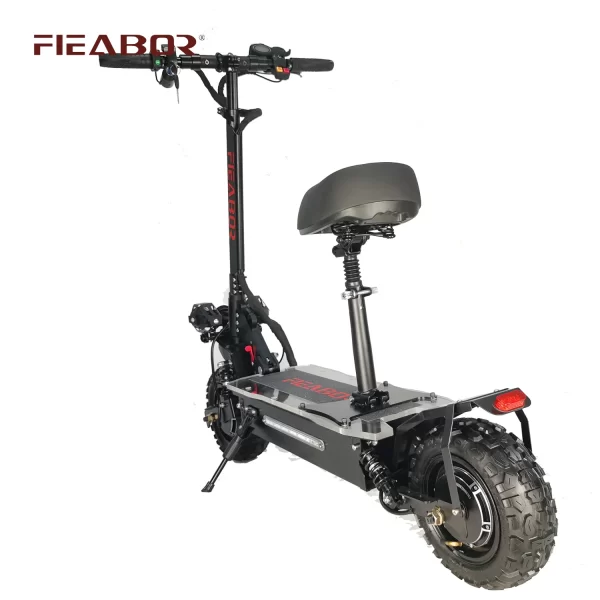 usa eu stock electric scooter alloy frame, foldable, shock absorber, dual motor, q06plus, max load 200kg, 60v, 2800wx2, 11 inch