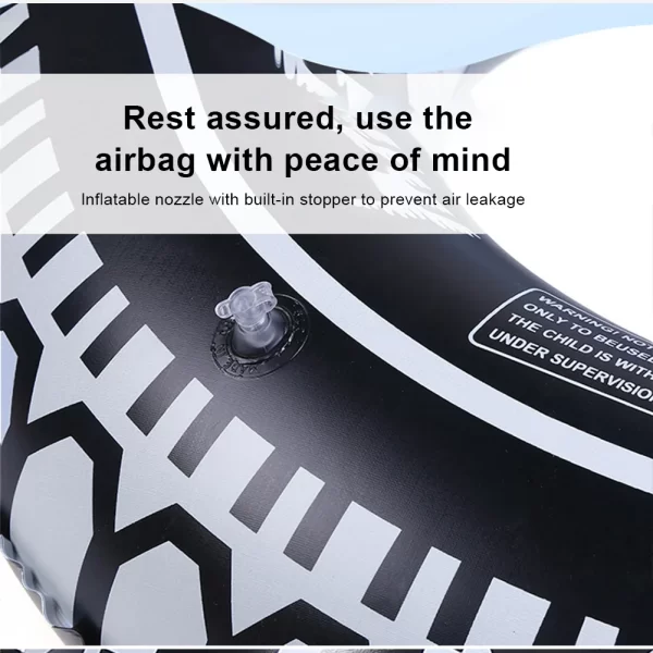 tire pattern blow up swim tube leakproof inflatable swim ring for kids adults water play thickened floaties swimming circle