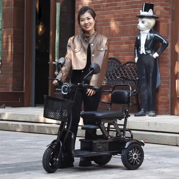 2025 new model 48 volt cheapest adult powerful small wheels disabled mobility scooter 3 wheel electric