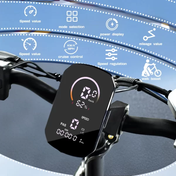 deepower 750w adult electric bicycle 48v 20ah 20 inch fat tire foldable electric bike city commuting camping traveling ebike