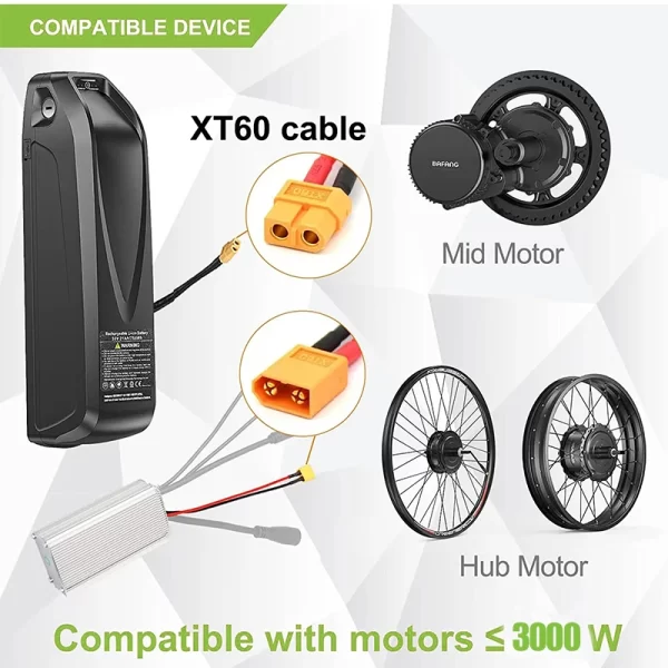 48v 20 24 30 40ah 50ah 60ah hailong triangle battery electric bike scooter down tube 21700 48v 1000w 2000w 3000w lithium battery