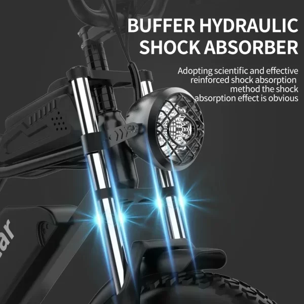 electric bike ridstarq20 2000w dual motor 52v 40ah dual battery adult e bike 20 inch tire for mountain off road electric bicycle